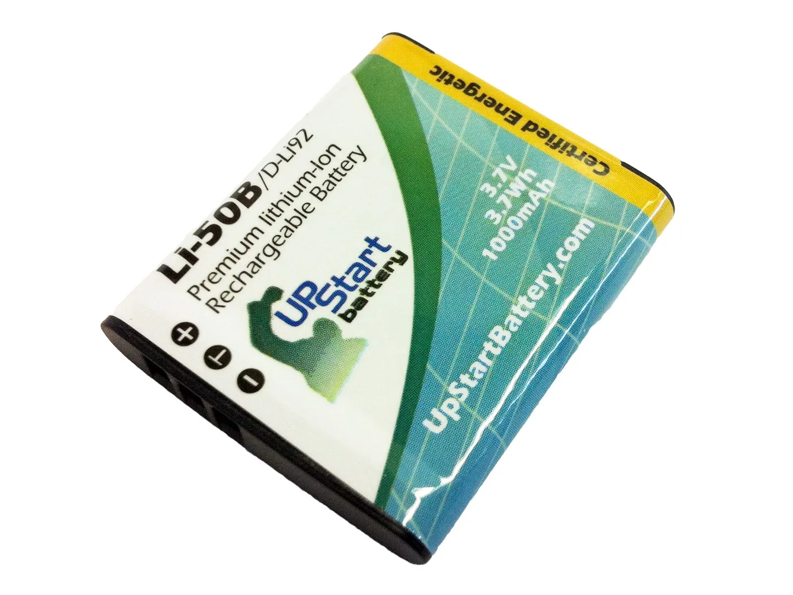 2x Pack Compatible Olympus Tough -830 Battery - Compatible for Olympus -50B Digital Camera Battery (1000mAh, 3.7V, Lithium-Ion)