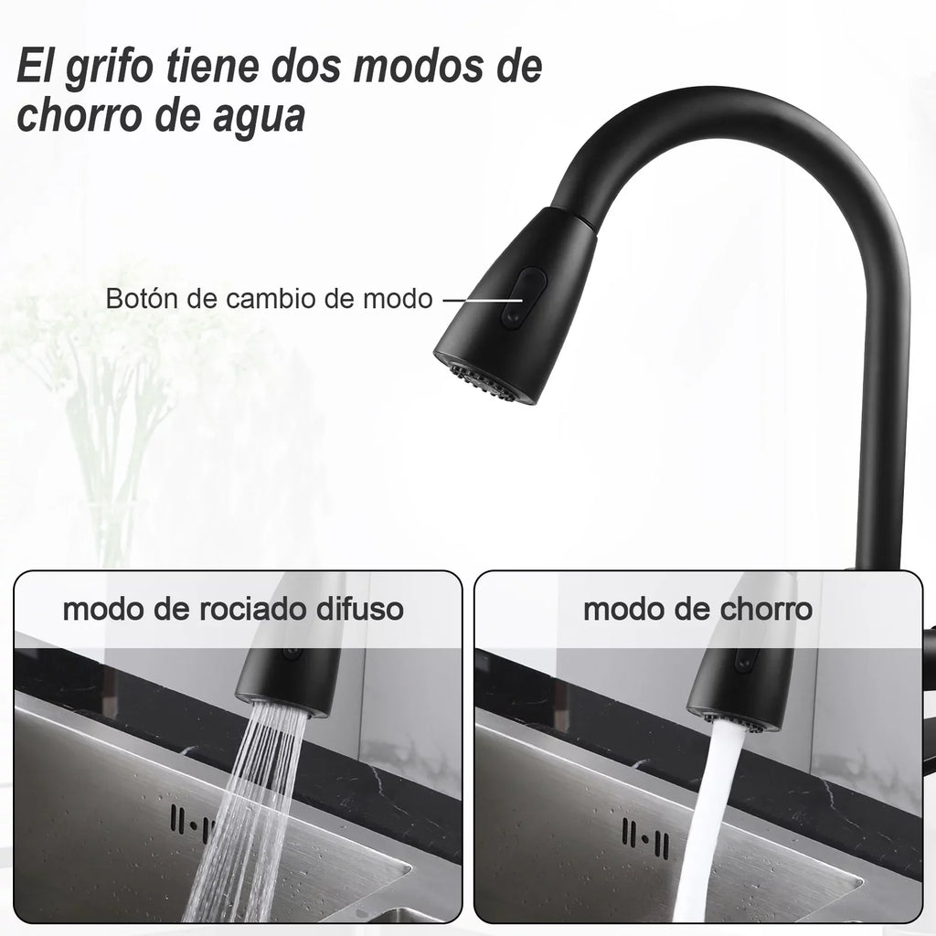 Kitchen Faucet with Pull Down Sprayer, High Arc Single Handle Kitchen Sink Faucet with Deck Plate, Commercial Modern Stainless Steel Kitchen Faucets for Kitchen, , Bar, Silver