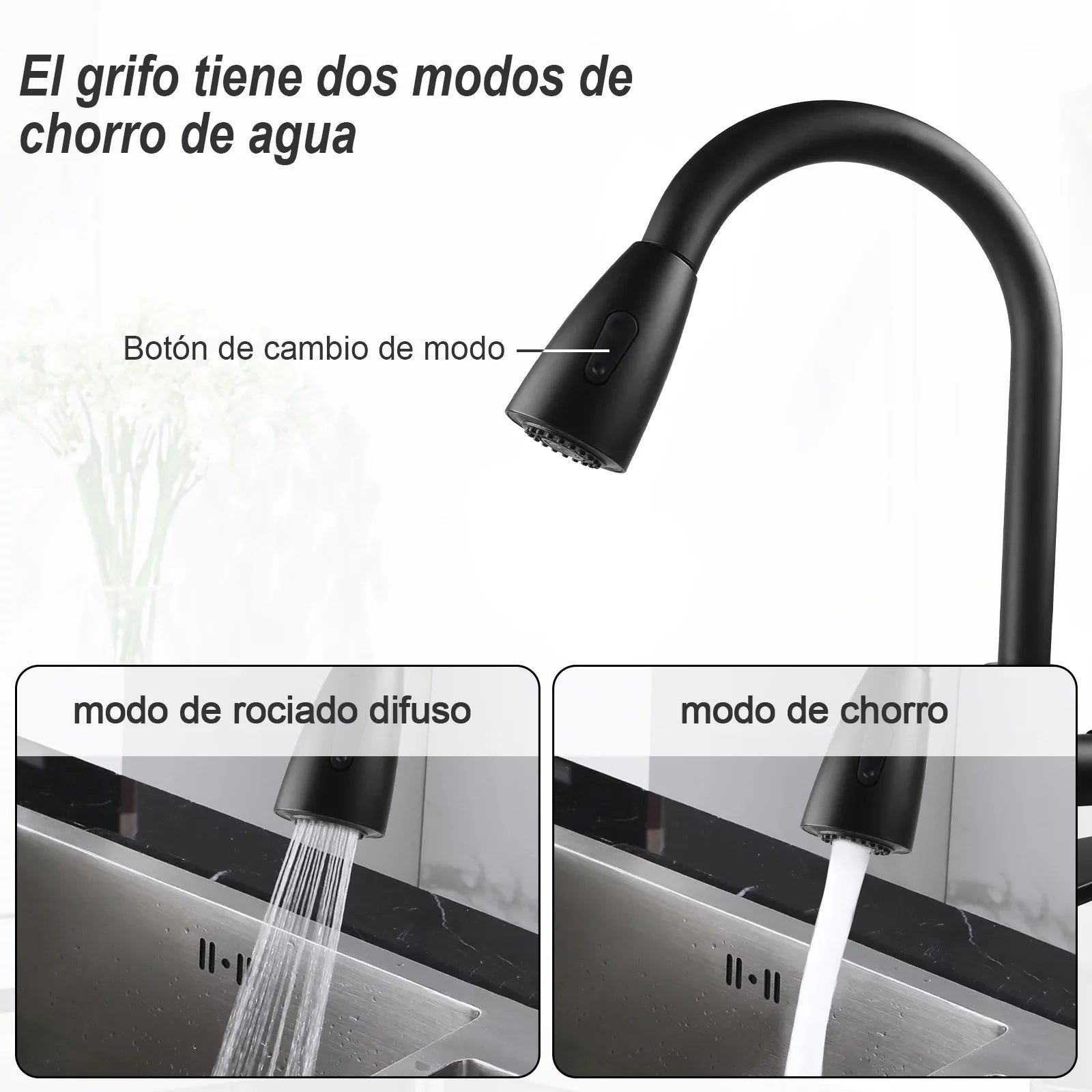 Kitchen Faucet with Pull Down Sprayer, High Arc Single Handle Kitchen Sink Faucet with Deck Plate, Commercial Modern Stainless Steel Kitchen Faucets for Kitchen, , Bar, Silver