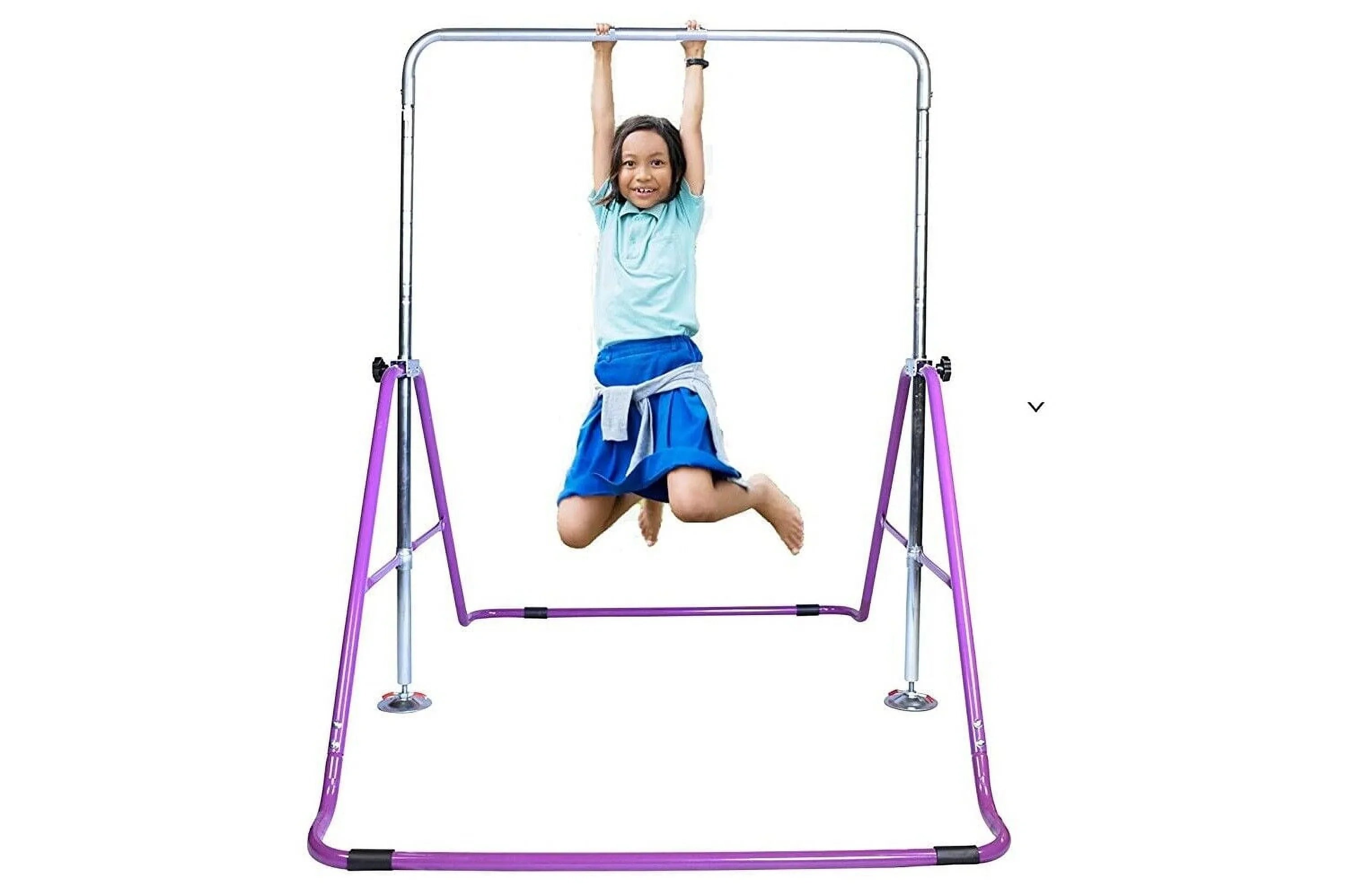 Expandable 3-in-1 Kids Gymnastics Horizontal Bar Set - Kip Training Jungle Gym