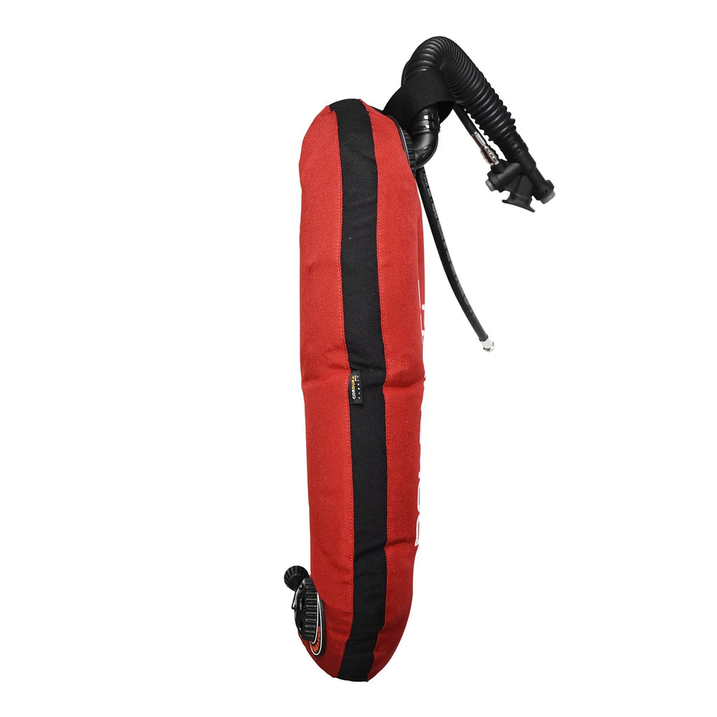 Palantic Neptune Pro Diving Donut Wing Single Tank 30lbs, Red w/ Black Accent