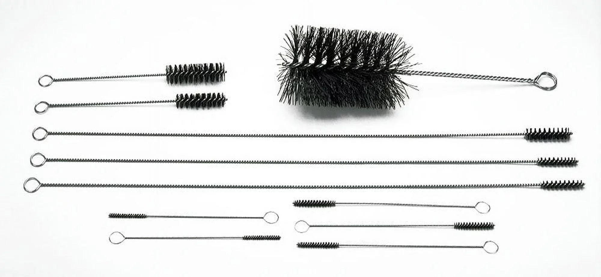 Moroso 61820 All Purpose Engine Cleaning Kit w/ 12 Nylon Wire Brushes, Black