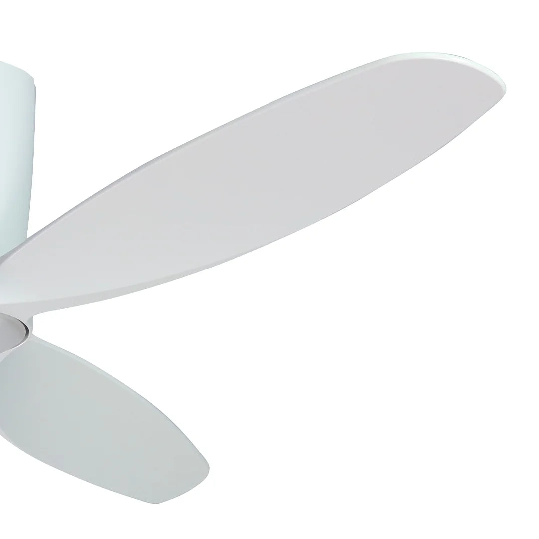 Flagler 52 in. WiFi Integrated  Indoor/Outdoor Matte Pure White Ceiling Fan with Light and Remote Control