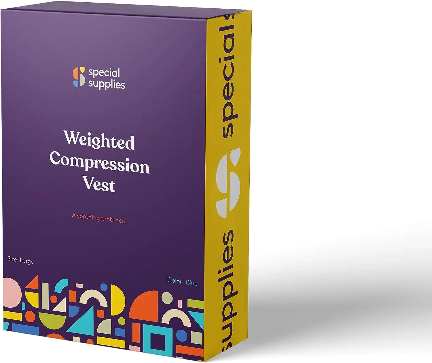 Special Supplies Weighted Sensory Compression Vest for Kids with Processing Disorders, , and Autism, Calming and Supportive with Adjustable Weight Fit (Large 24x42 inches)