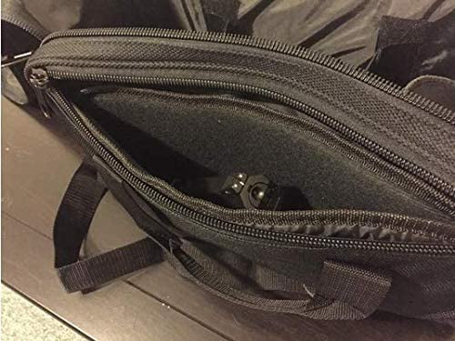 GunClub Range Bag with Removable Hook & Loop Dividers, Black, Medium