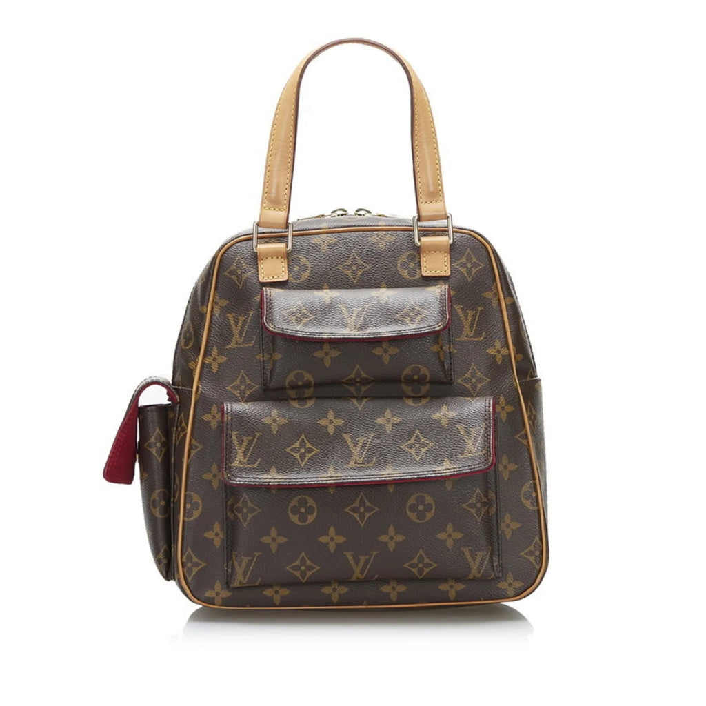 Pre-Owned Louis Vuitton Monogram Exantry Cite Handbag  Brown  Leather Ladies   (Good)