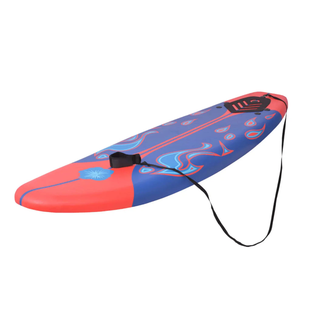 Walmeck Surfboard Blue and Red 66.9"