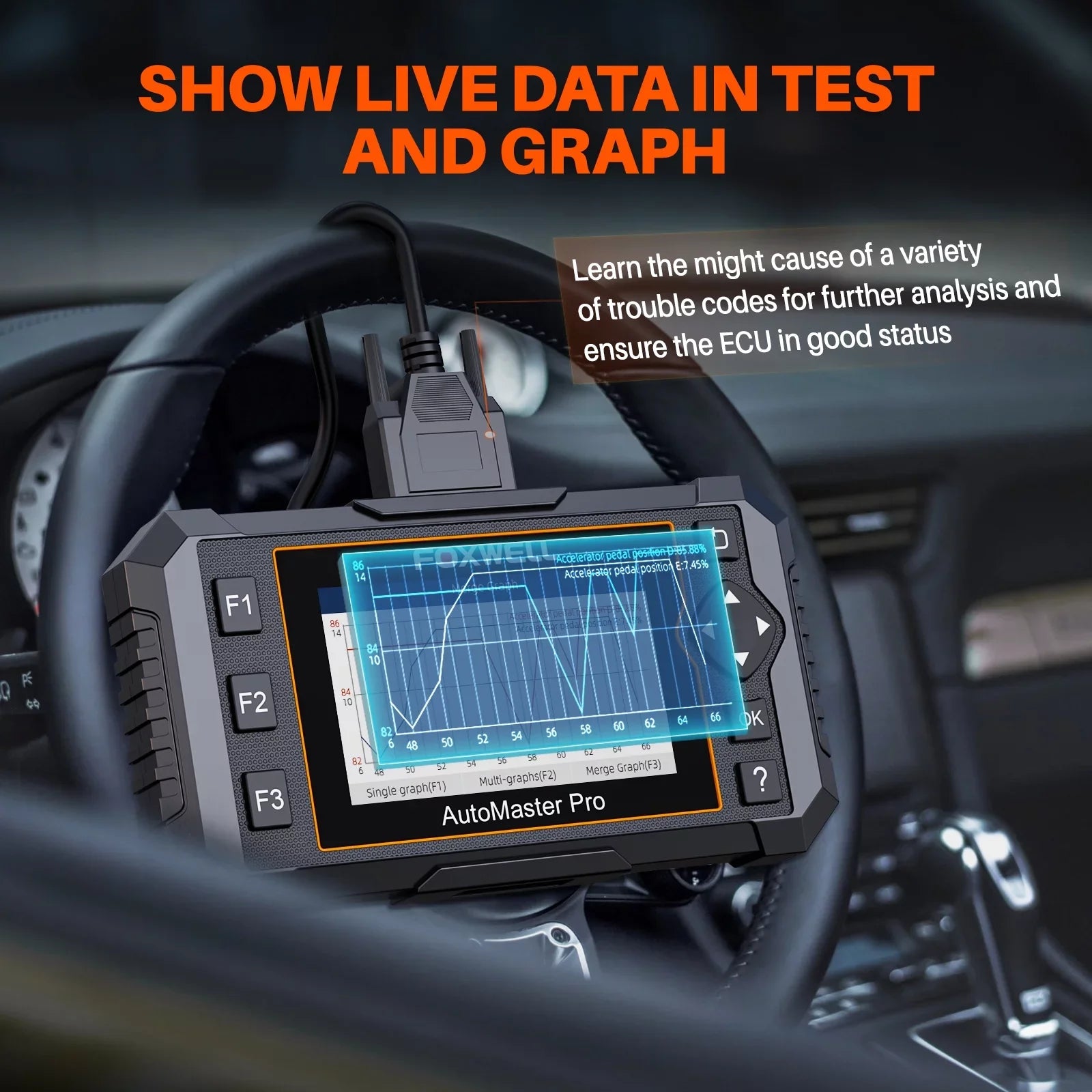 Elite  Scanner Full Systems Diagnostic Scan Tool with ///////Injector 8 Reset Services for Free Update,Car Code Reader Automotive Scanner Auto    Cars