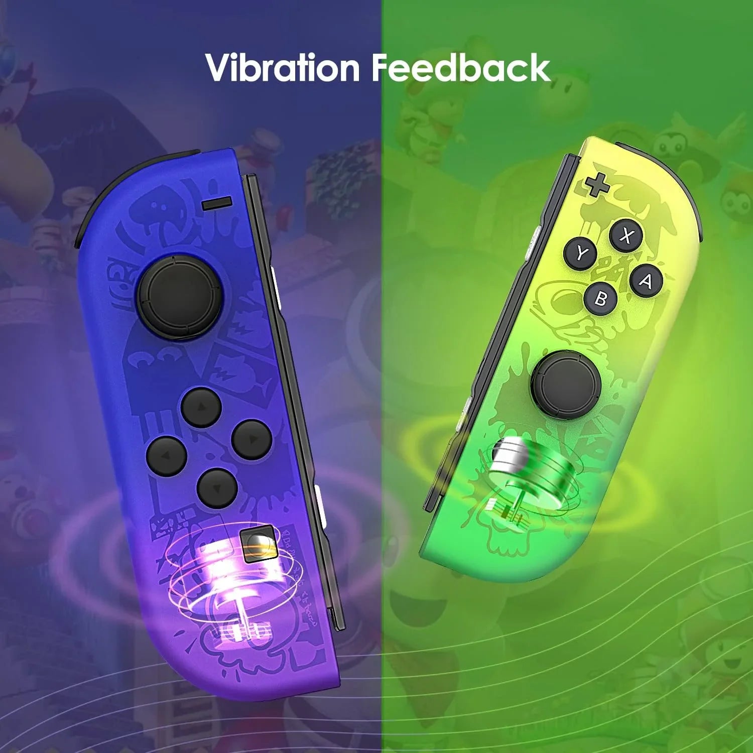 Nintendo Switch Controller,Wireless Controllers  Joy cons Joy-Pad Joystick- Splatoon 3 Special Edition