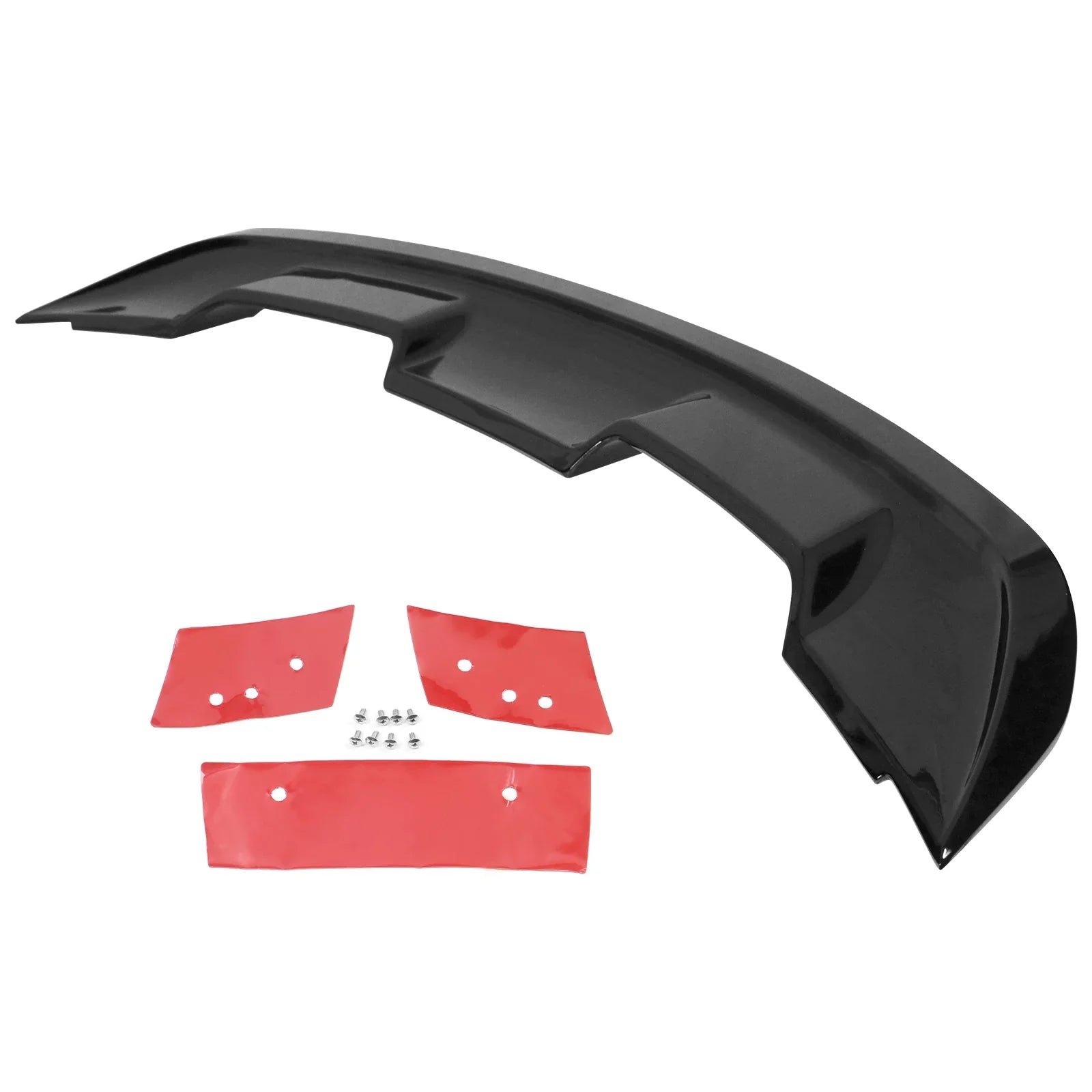 Ikon Motorsports Compatible with 15-23 Ford Mustang Coupe  Style Rear Trunk Spoiler Wing Gloss Black -  2015 2016 2017 2018 2019 2020