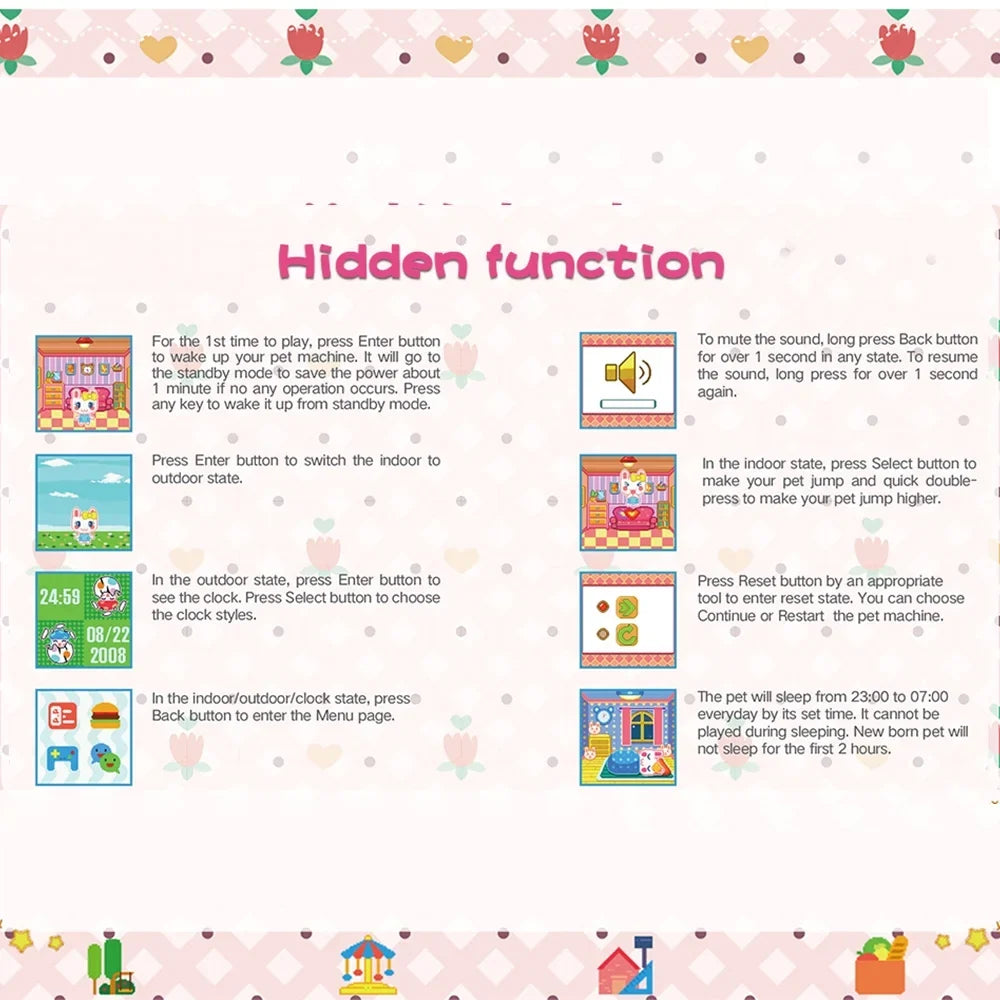 console,Console Portable Handheld Portable Kids Toy Handheld Virtual Cartoon Children Toy Console Children Toy