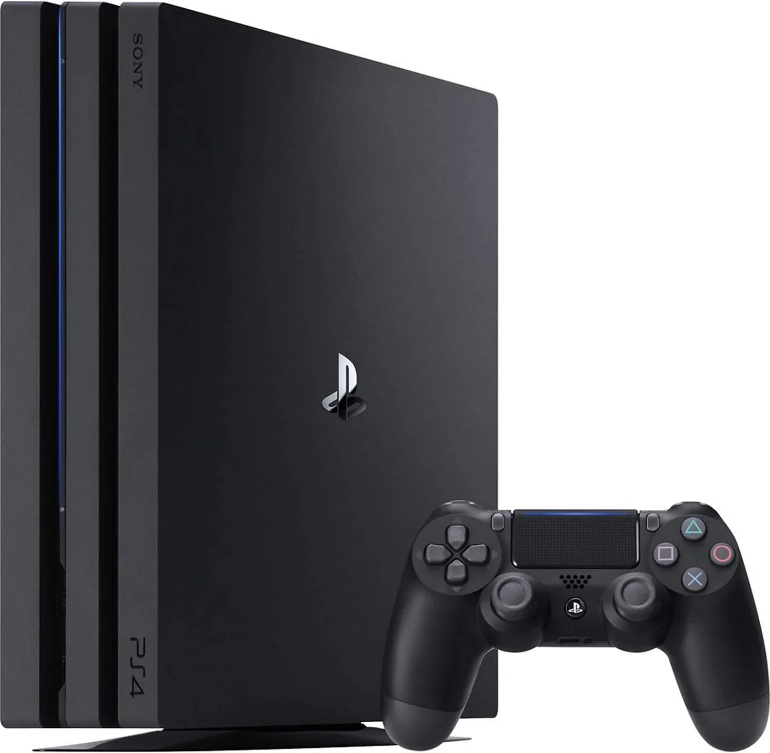 Pre-Owned Sony PlayStation 4 Pro 1TB Gaming Console Black Headset 2 Controller With   Cleaning Kit Bundle (Refurbished: Like New)