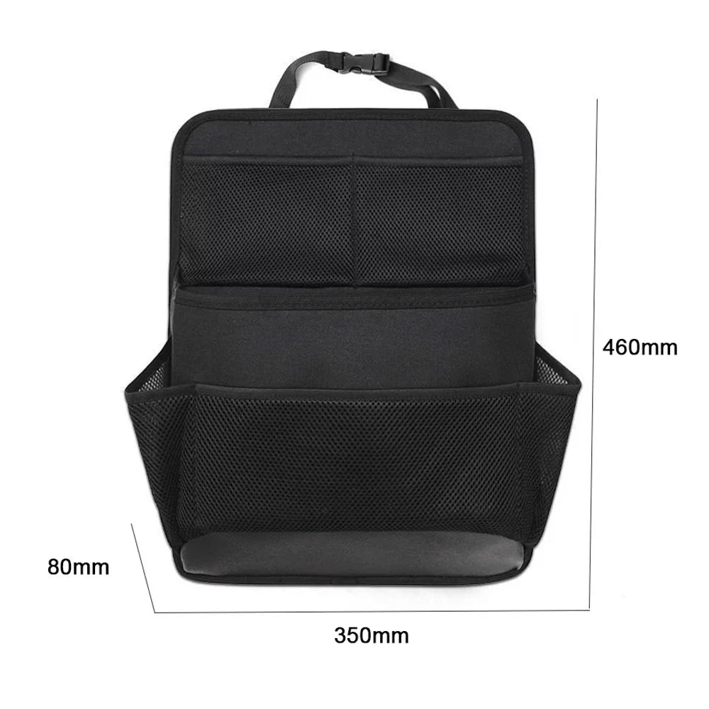 walmeck Car Storage Bag with Large Capacity Net Pocket Universal Auto Backseat Organizer Bags Receiving Bags for Car