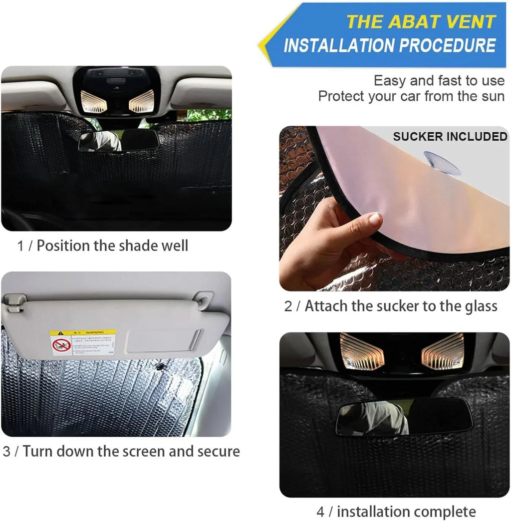 Wellsay Beautiful Paris Tower Car Windshield Sun Shade,oldable Visor Protector Keep Cool Sunshade Blocks  Rays and Accessories to Protect for Cars,SUVs,Trucks-55×27.6in