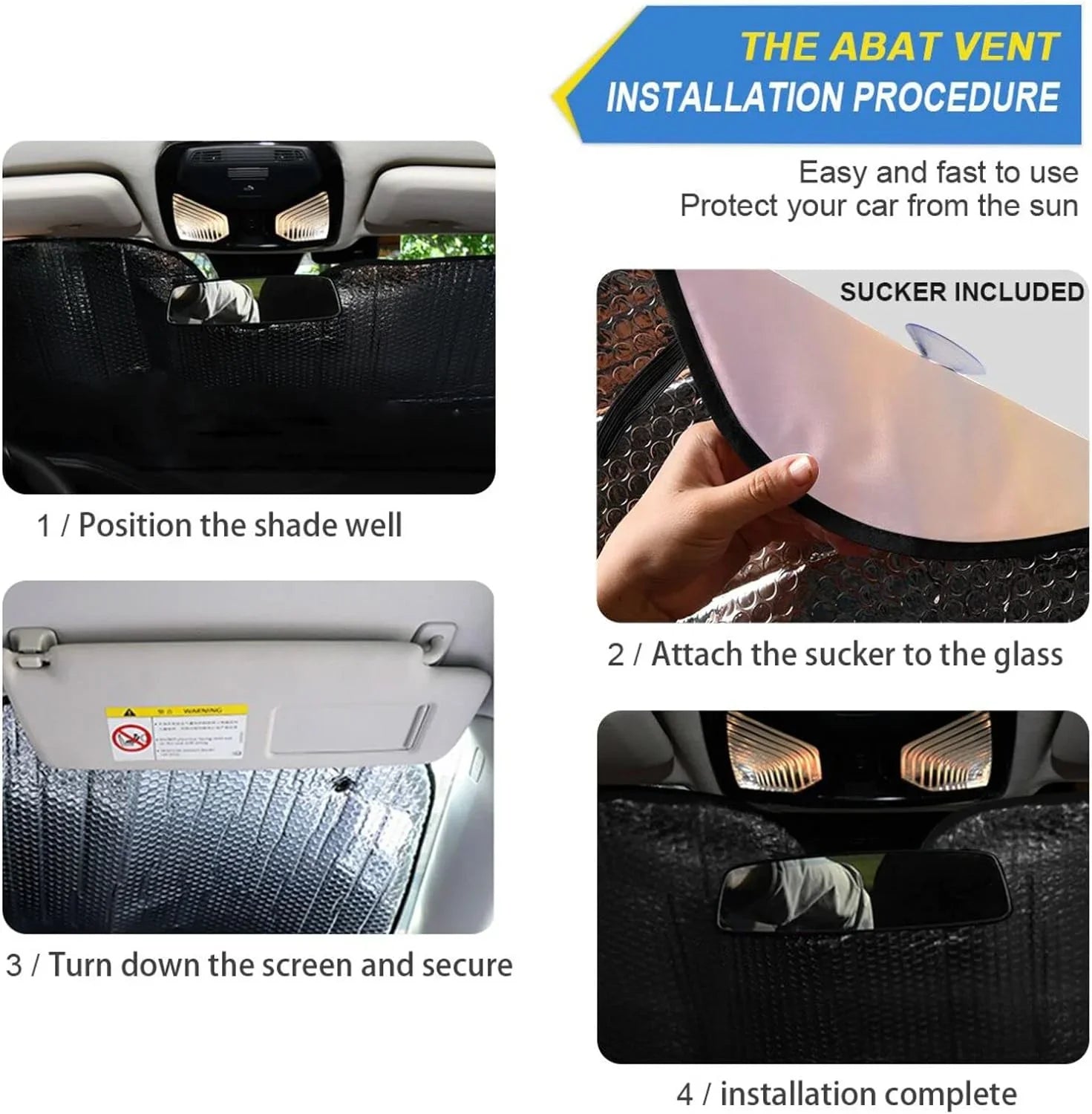 Wellsay Beautiful Paris Tower Car Windshield Sun Shade,oldable Visor Protector Keep Cool Sunshade Blocks  Rays and Accessories to Protect for Cars,SUVs,Trucks-55×27.6in