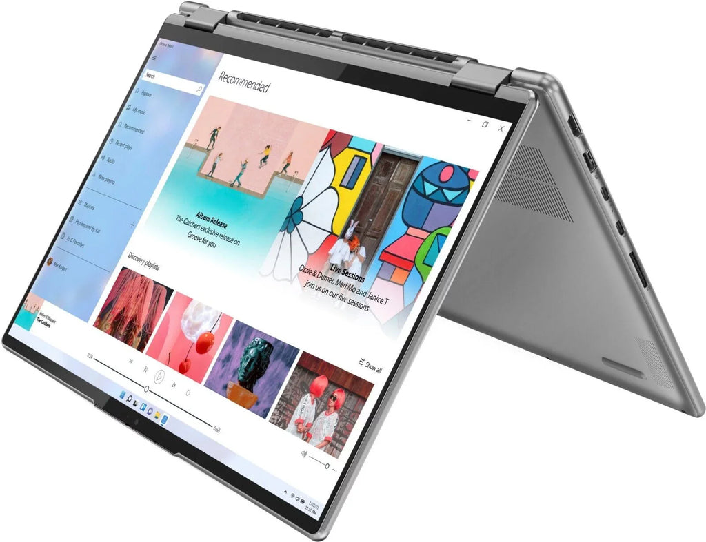 Lenovo - Yoga 7i 16" 2.5K Touch 2-in-1 Laptop - Intel Evo Platform - Core i7-12700H - 32GB Memory - Intel Arc  - 1TB  - Arctic Grey
