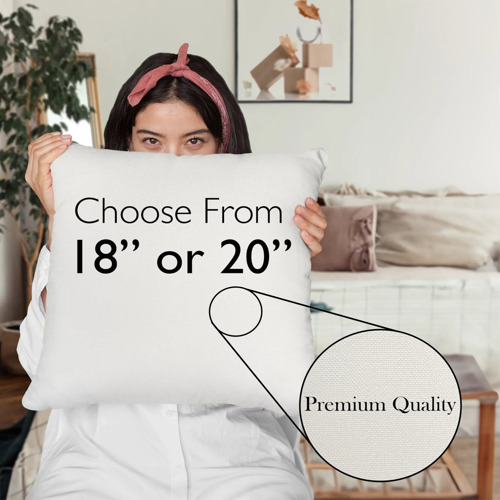 Always Put Your Best Face Forward, Beauty Advice Quote - Beauty Themed Merch for Makeup Artist or Cosmetologist, Gift for Makeup Lovers, Pillow Cover, White 20X20