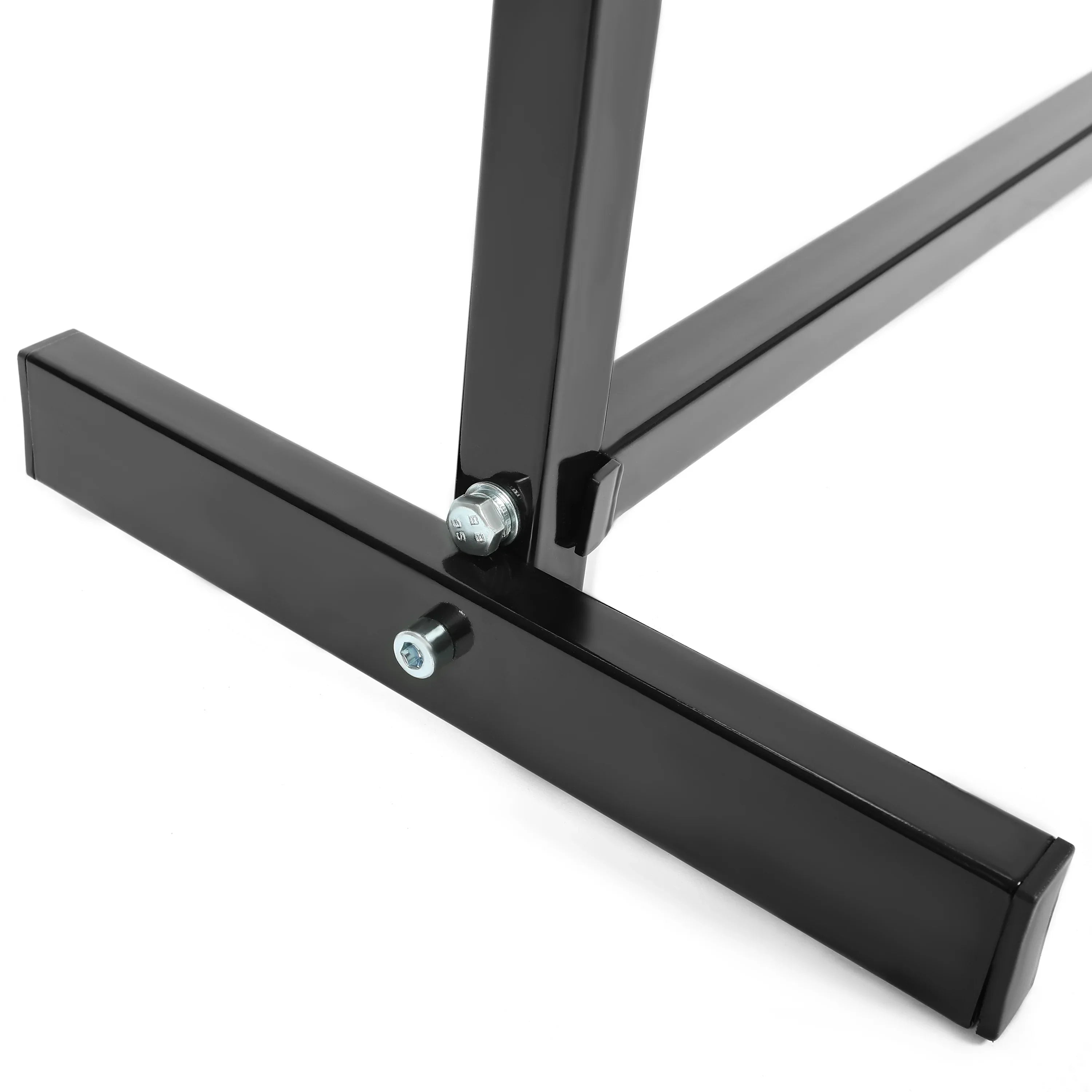 Cargo Shipping Container Shelving Brackets Black Powder Coated Steel Shelf Brackets for Heavy Duty Trailer Containers