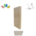 Key Cabinet 100 Hooks Lock Box Wall Mount Key Organizer Beige