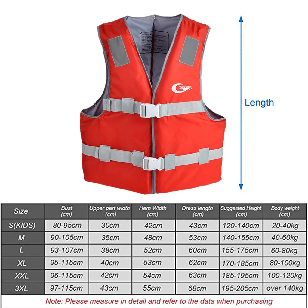 Life Jackets Water Sport Boating Jacket for Adults Outdoor Swim Vest Adults