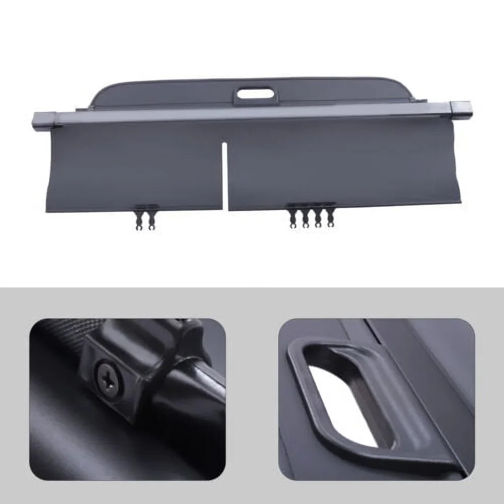 Retractable Cargo Cover For 2019-2021 Jeep Cherokee Trunk Tonneau Security Shade