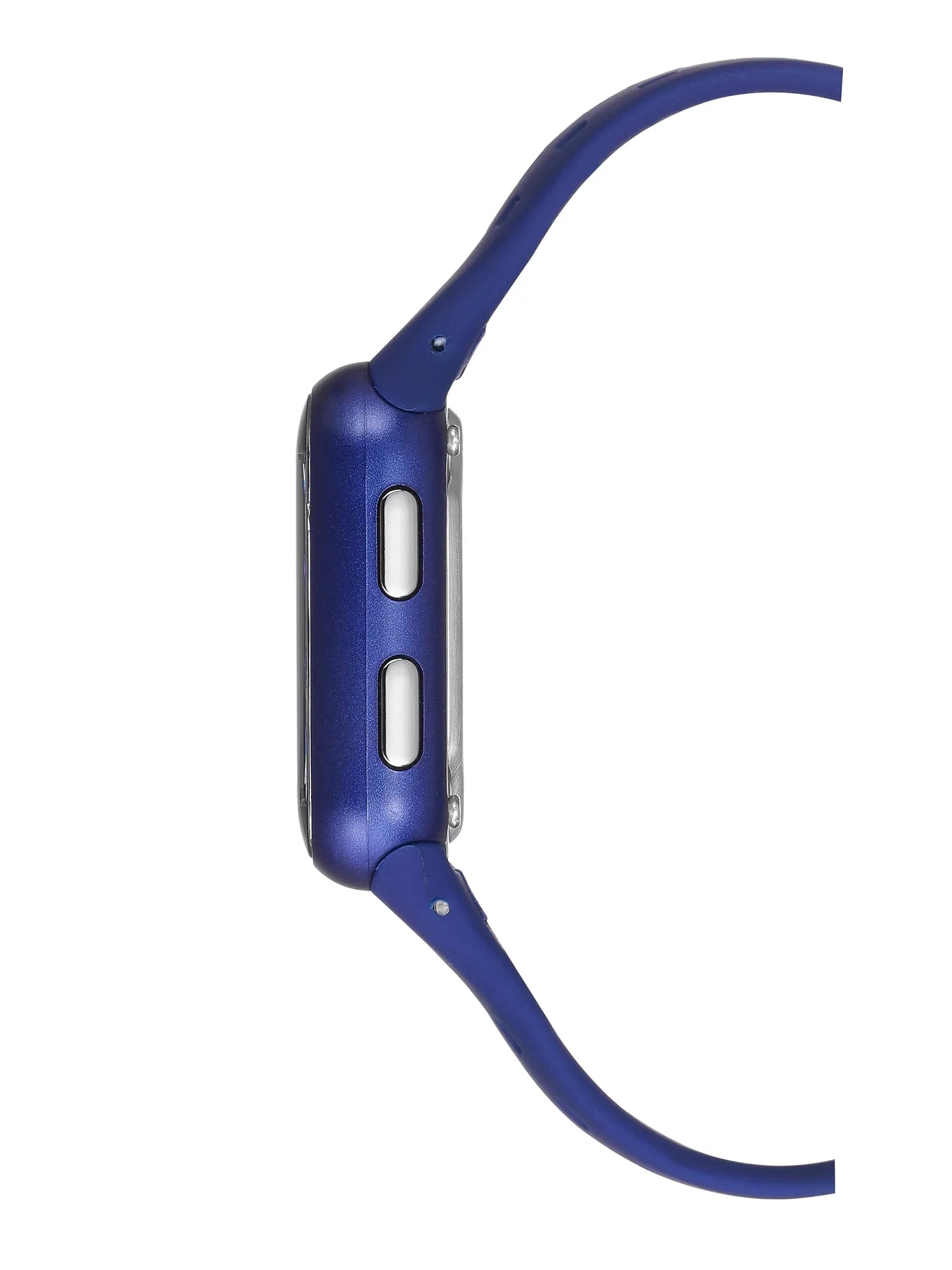 Armitron Men's Sport Blue Square Silicon Watch