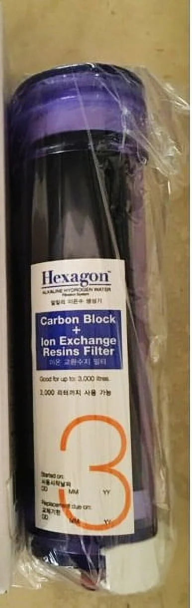 Hexagon Carbon Block + Ion Exchange Resins Filter #3
