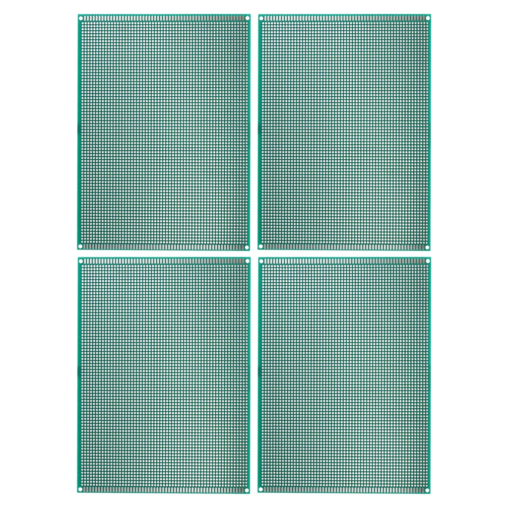 Uxcell 7.9" x 5.9" Double Sided  Board, 4 Pcs, Green