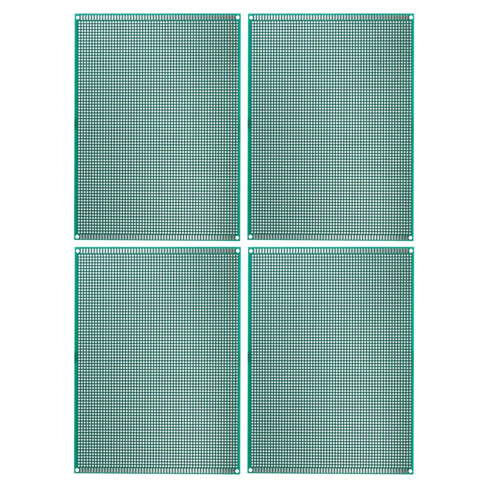 Uxcell 7.9" x 5.9" Double Sided  Board, 4 Pcs, Green