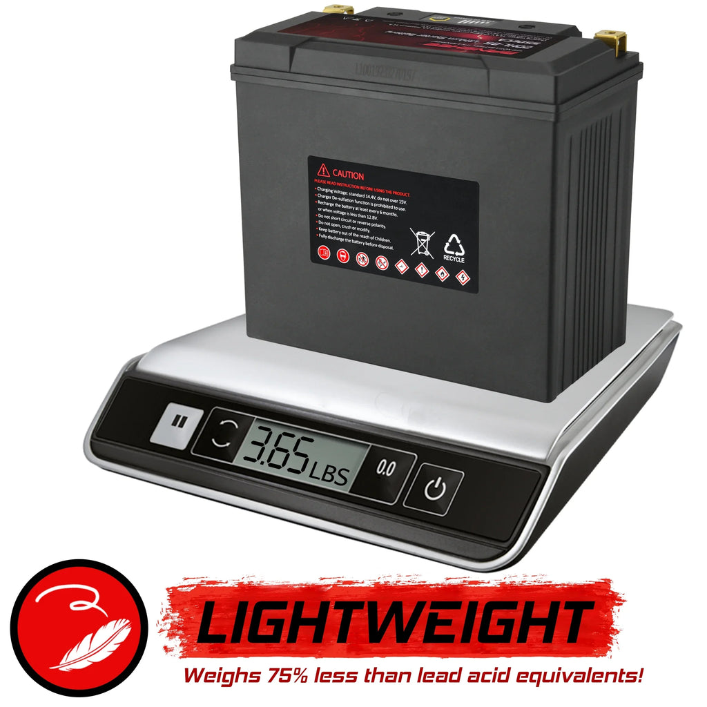 Banshee 20L- LiFePO4 Motorsports Battery Compatible with Yamaha  Road Star 2004 to 2007