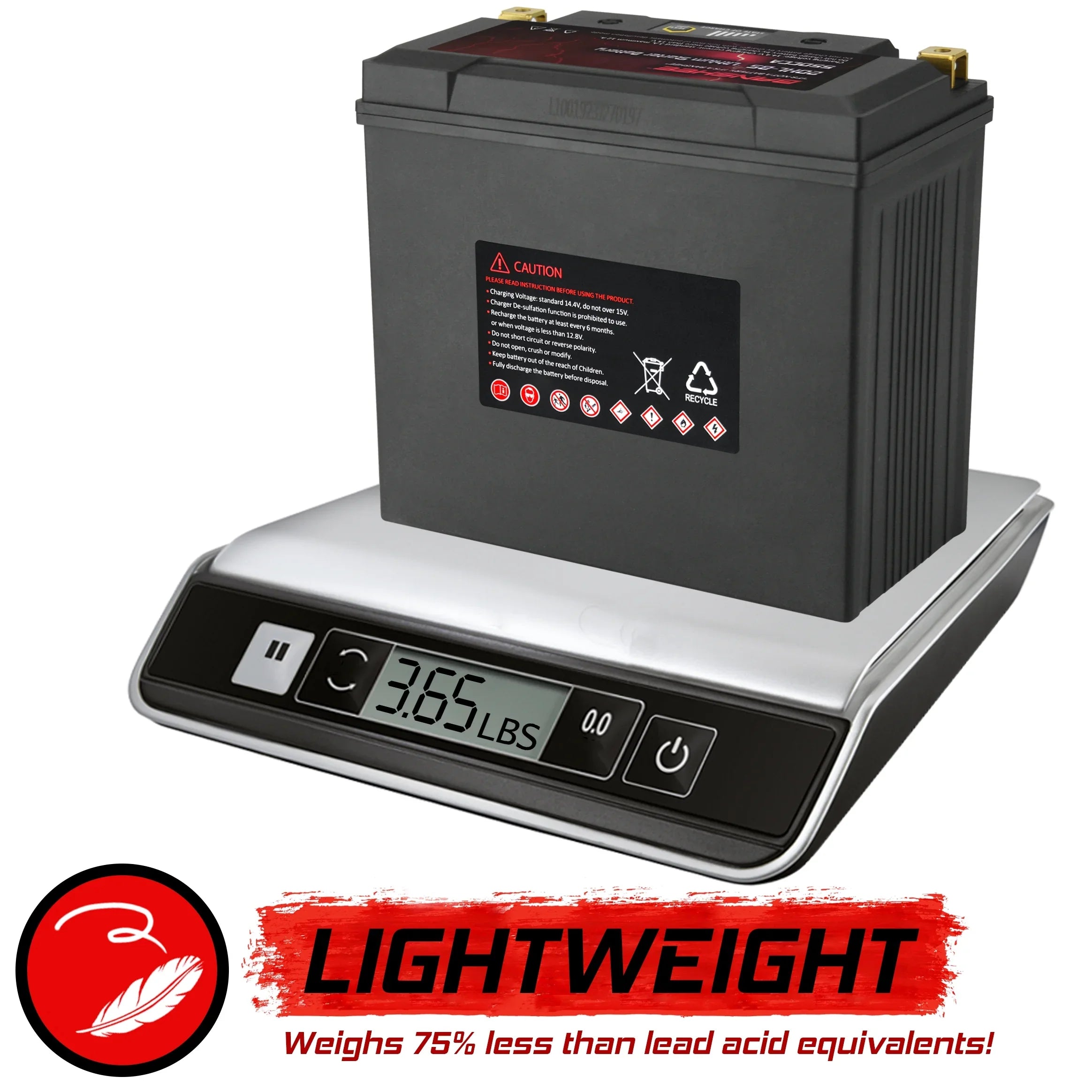 Banshee 20L- LiFePO4 Motorsports Battery Compatible with Yamaha  Road Star 2004 to 2007