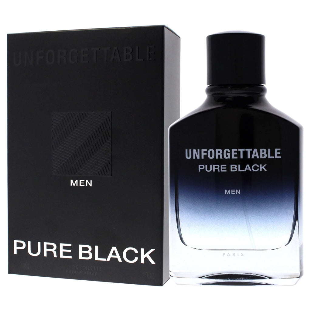 Unforgettable Pure Black by Glenn Perri, 3.4 oz  Spray for Men