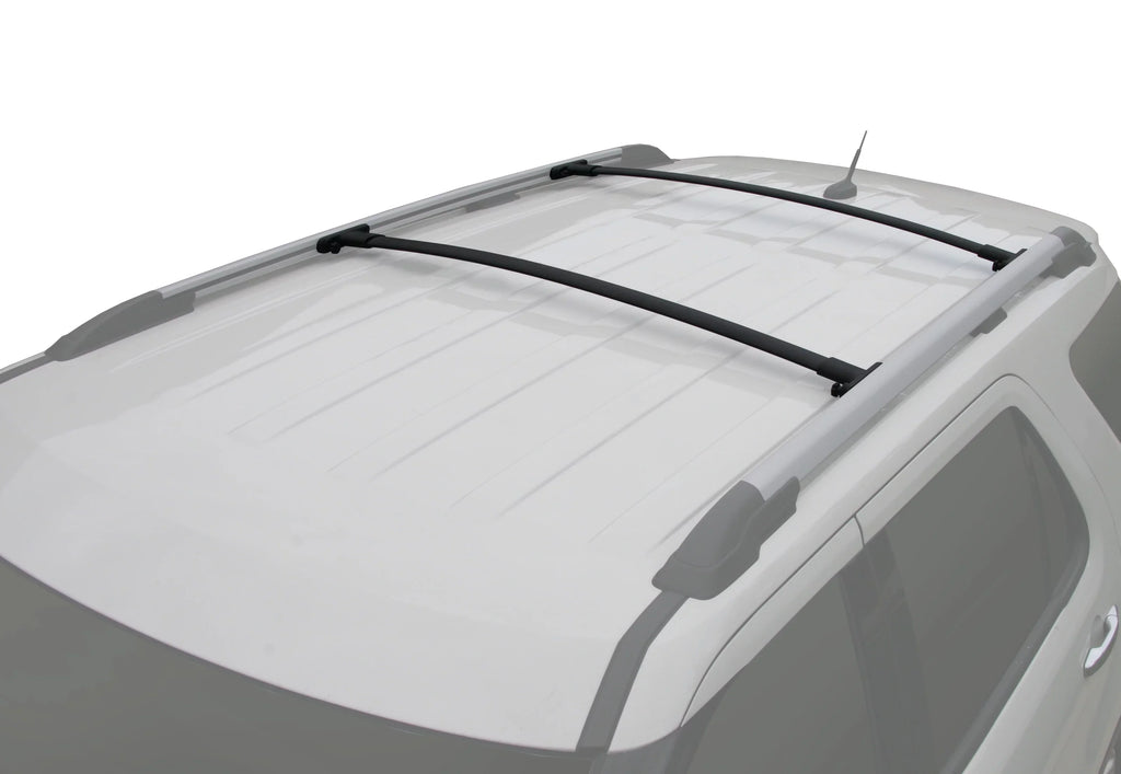 Roof Rack Crossbars Replacement for Ford Explorer 2011-2015 a Set of 2pcs, Black Aluminum Top Cargo Rack