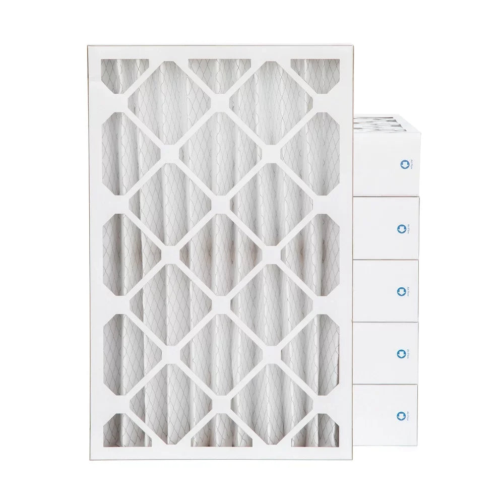 Pamlico Air 16x25x4  8 Pleated  Furnace Air Filters. Case of 6. Actual Size: 15-1/2 x 24-1/2 x 3-3/4