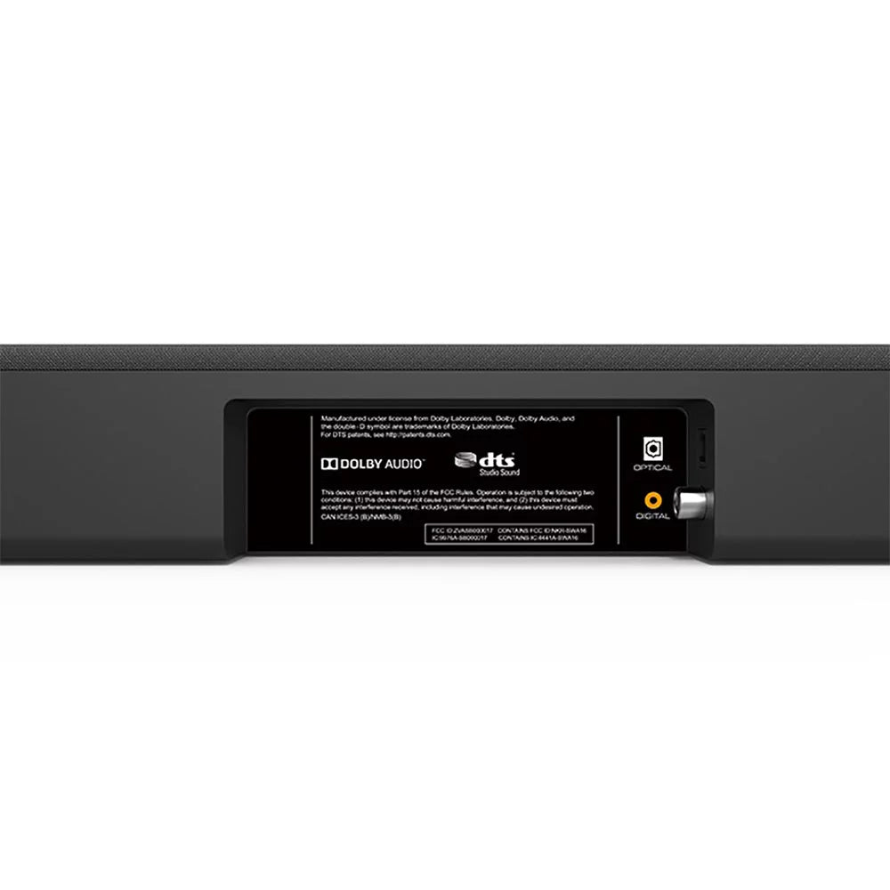 '- 36 Inch 2.1 Channel Sound Bar System with Wireless Subwoofer