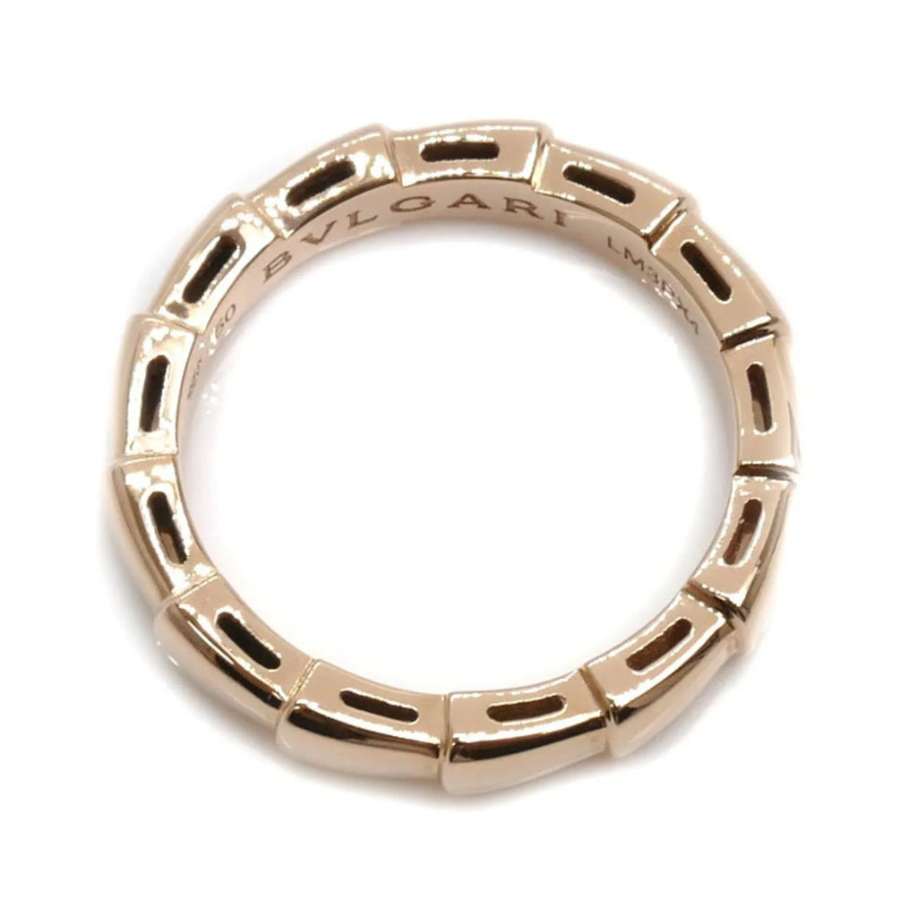 Pre-Owned  Bvlgari  Pink Gold Serpenti Viper Ring 349649 50 4.3g Women's (Good)