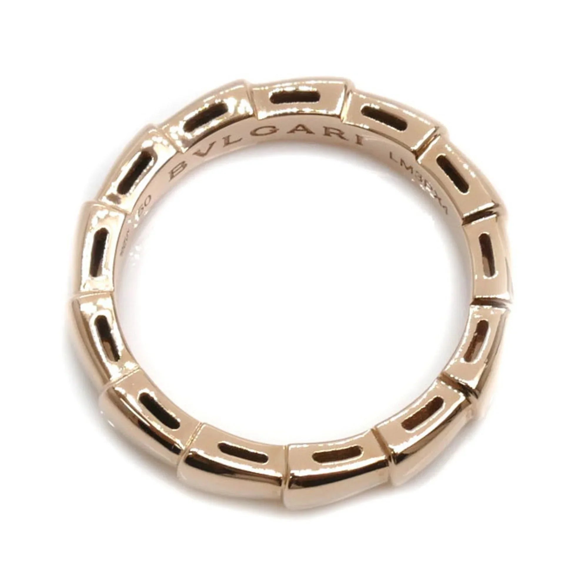 Pre-Owned  Bvlgari  Pink Gold Serpenti Viper Ring 349649 50 4.3g Women's (Good)