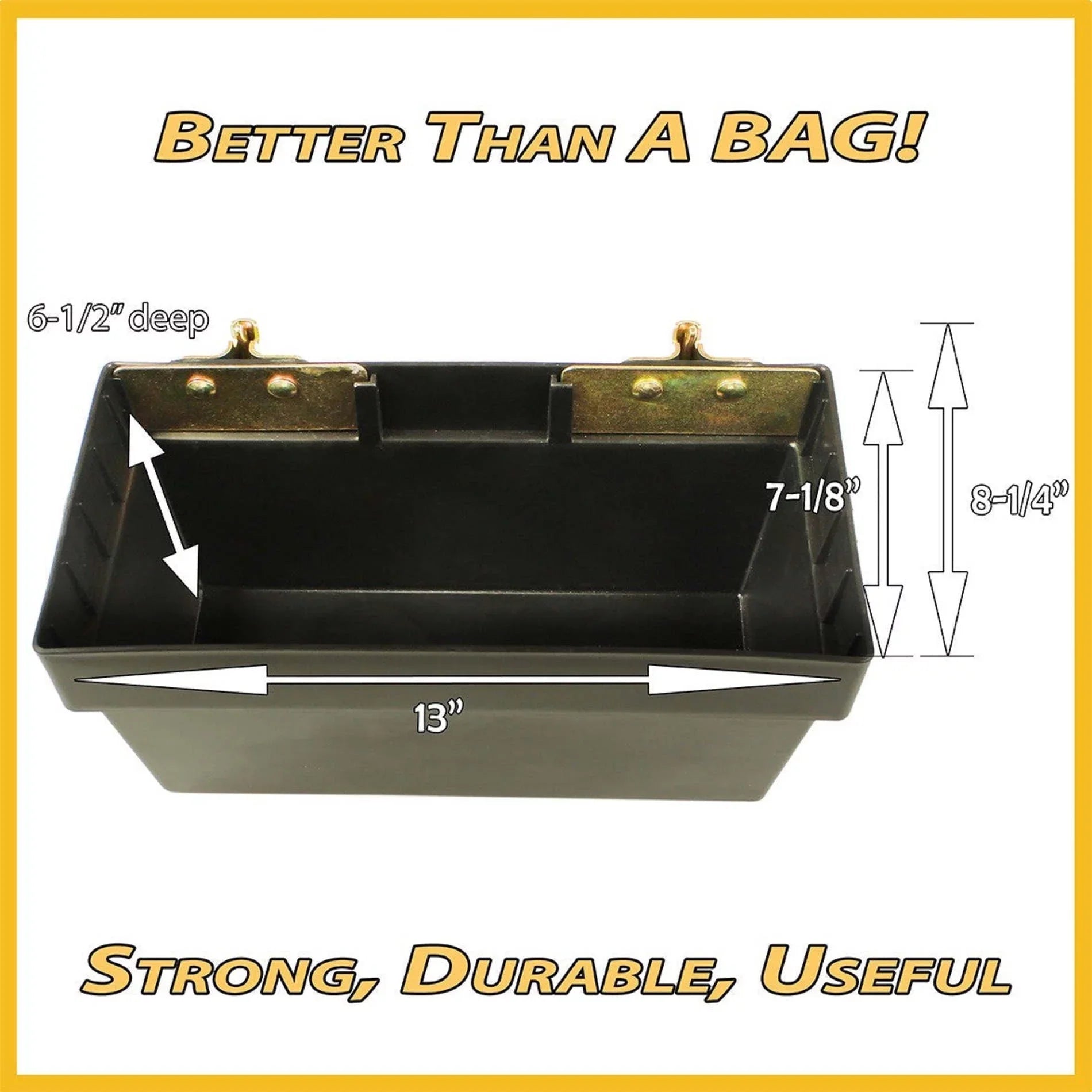 Cargo -Track Basket | Trailer Organizing Storage Pail | 13" x 7-1/8" x