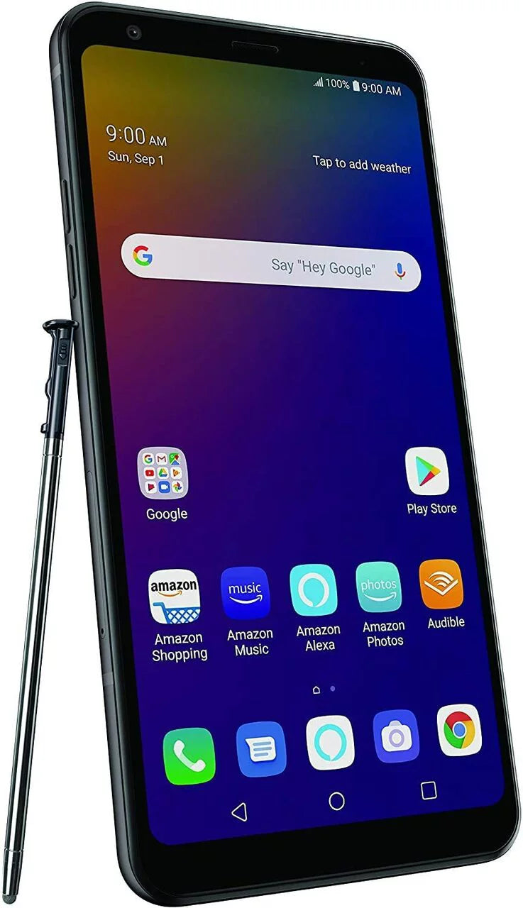 Restored   Stylo 5+ 6.2" + 16.0MP 32GB 4G  & Android Smartphone, Aurora Black (Refurbished)