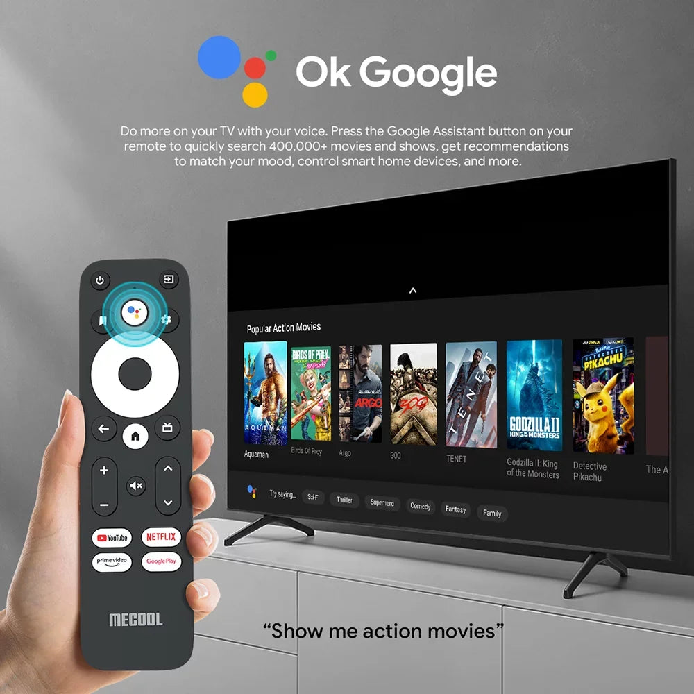 Mecool  Plus 4K  Box 2023 Amlogic  Android 11  Box Google Netflix Certified 2GB 16GB Support .0  .0 Smart  Box