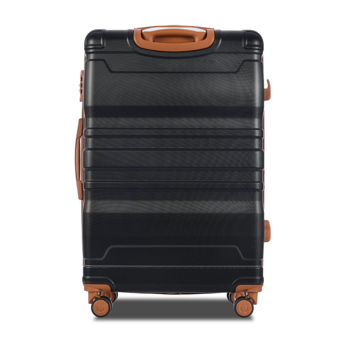 Yone jx je  Luggage 3 Pcs Suitcase Set,  Hardside Suit case with Spinner Wheels Lightweight  Lock, 20/24/28 Inch,Black