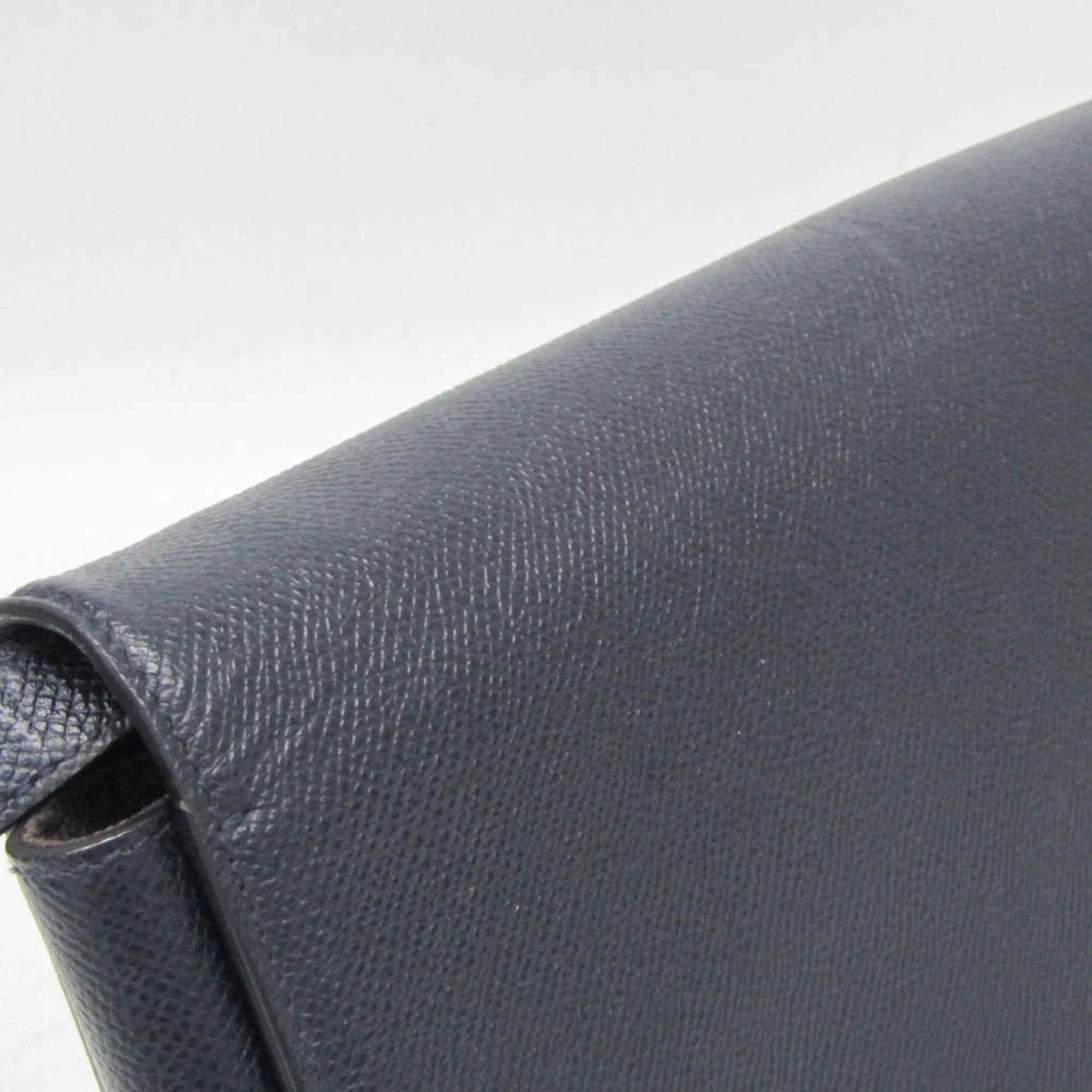 Pre-Owned Salvatore Ferragamo Vara -21 0011 Women's Leather Shoulder Bag Navy (Good)