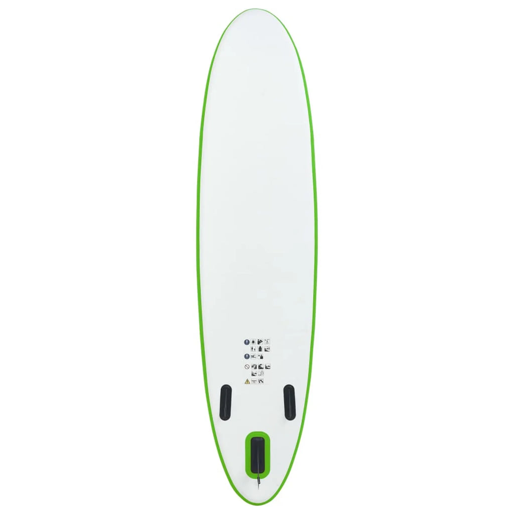 Walmeck Inflatable Paddleboard Set Green and White