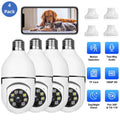 Toner -Party 4 Pack Light Bulb Security Cameras, 2.4G & 5G Wifi Security Camera, Wireless Security Camera Outdoor, 1080P  Outdoor Cameras for Home Security, 360° Wide Viewing, Night Vision