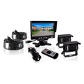 Weatherproof Rearview Backup Camera & Monitor Video System, Commercial Grade, 2 Cameras, 7" Monitor, Dual  12-24V for Bus, Truck, Trailer, Van