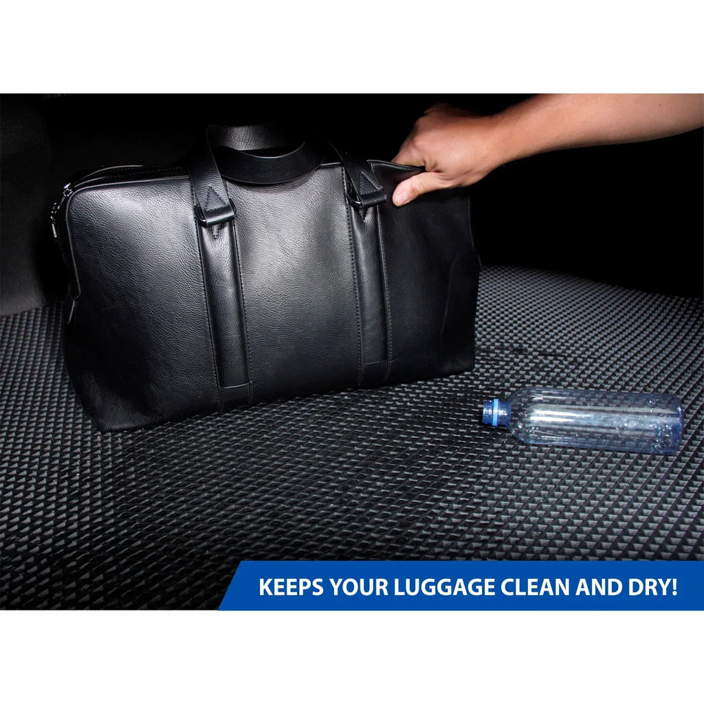 Goodyear Custom Fit Cargo Mat Liner for Jeep Wrangler 2019-2024 - Heavy Duty Trunk Liner, Dimond Shape, Luggage with Waterproof, Liquid & Dirt Trapping Technology - Anti-Slip Cargo Liner-