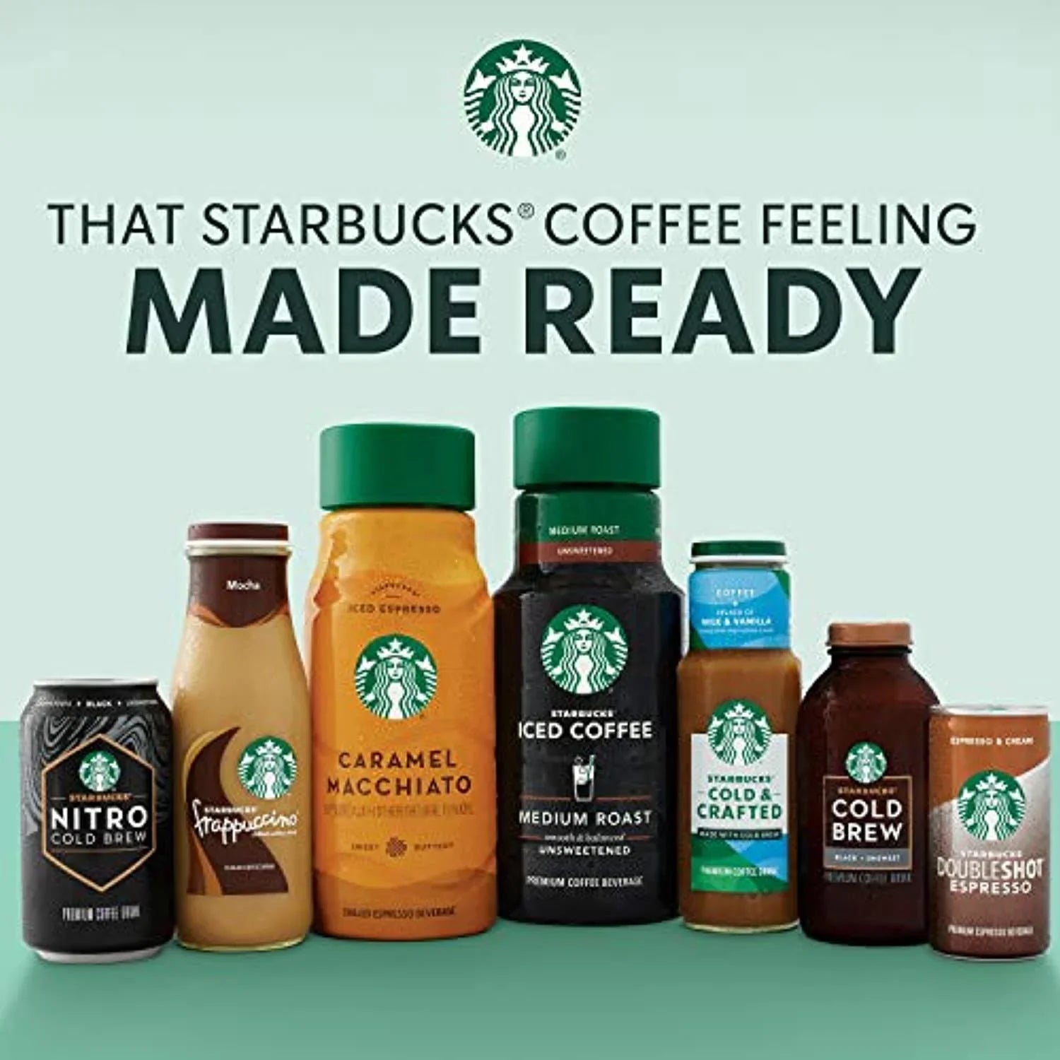 Starbucks Frappuccino Coffee Drink, Mocha, 13.7Oz Bottles (12 Pack)