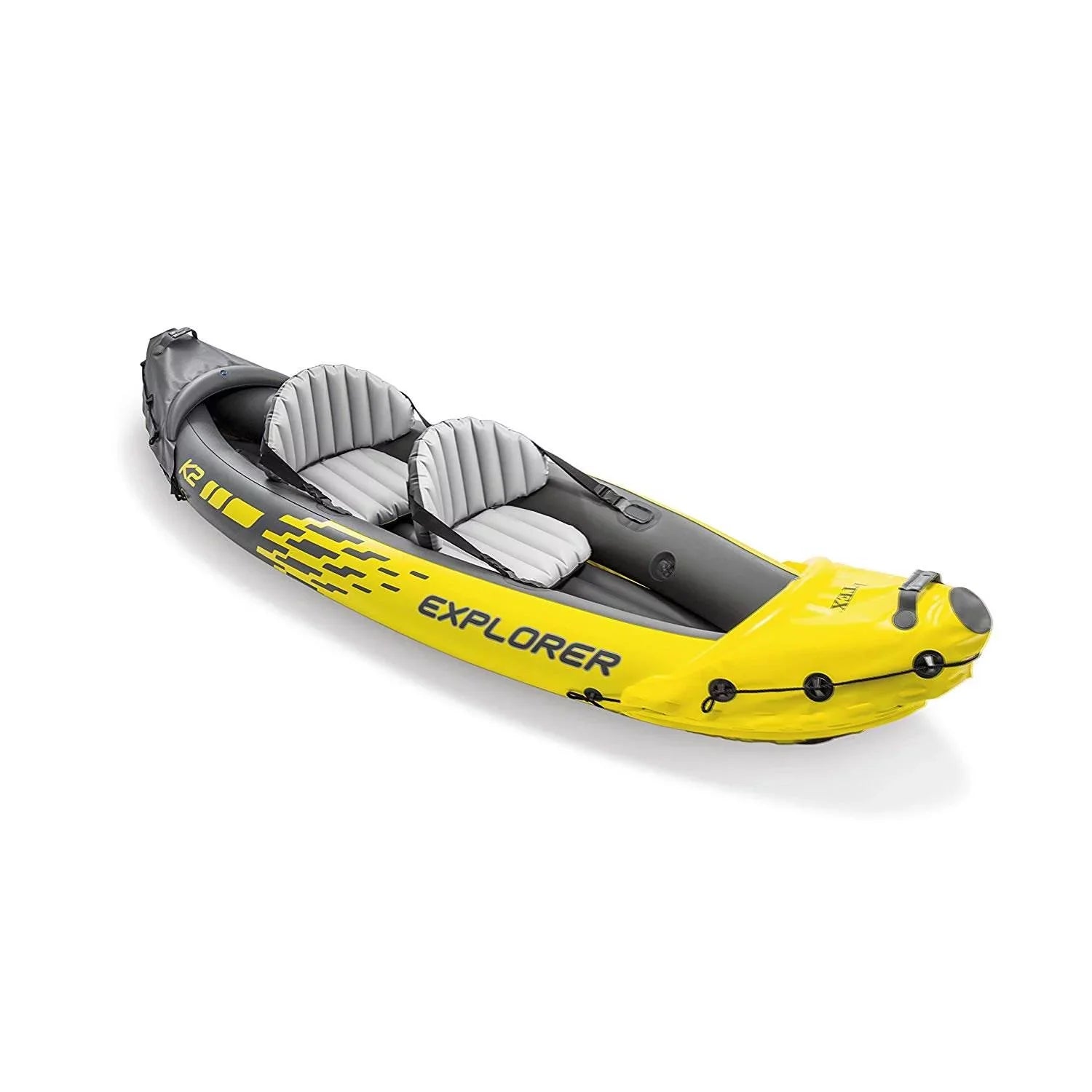Intex 2 Person Vinyl Kayak w/ Oars & Pump & 2-Person  Kayak w/ Oars Air Pump