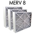 20x24x4  8 Pleated Air Filter 3PK | 19.375x23.375x3.625 - Actual Size