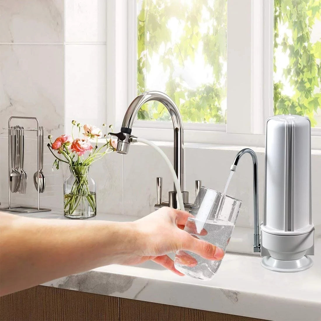 Aqua 1 Stage Countertop Water Filtration System